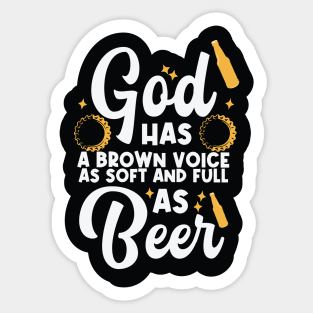 A Brown Voice Sticker